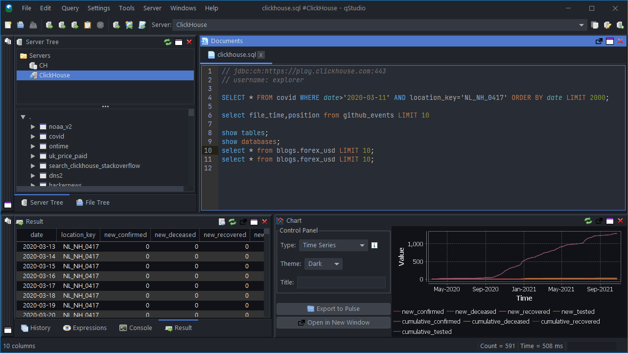 A sample query